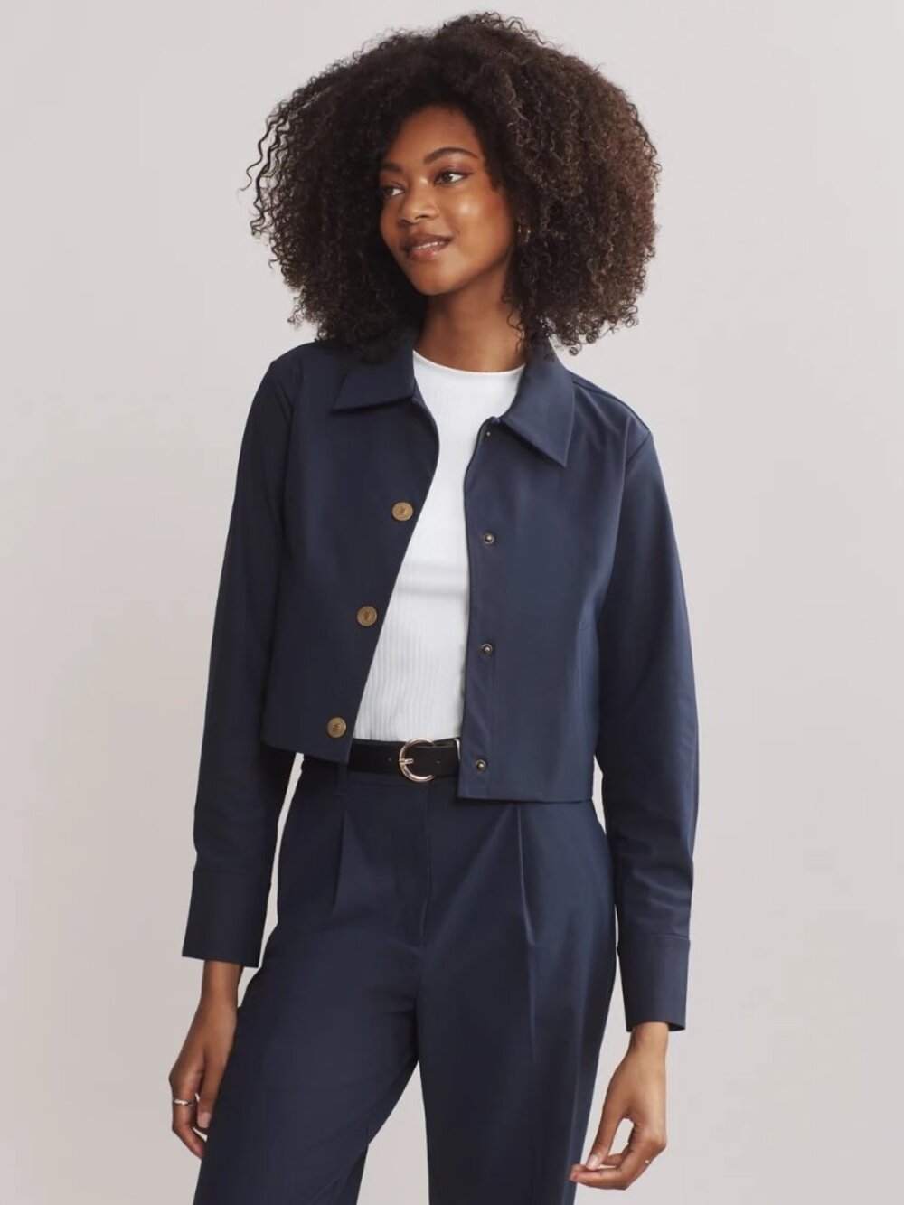 NWT $168 Rhone Commuter Cropped Jacket Sz - M